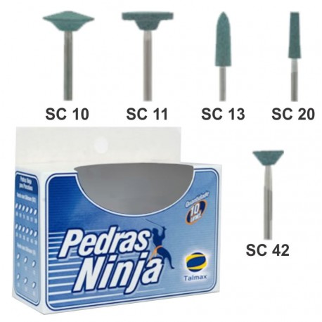 Pedras Ninja para Porcelana Verde com Silicone Talmax