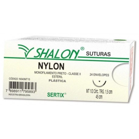 Fio de Sutura Nylon Shalon