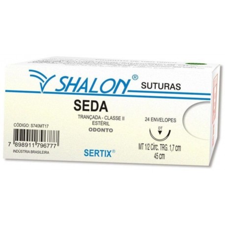 Fio de Sutura Seda Shalon