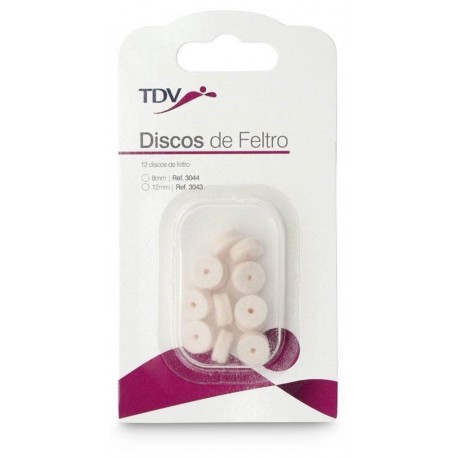 Discos de Feltro 8mm TDV