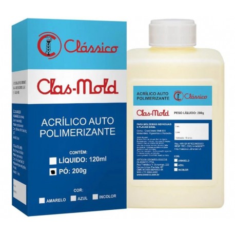 Resina Para Moldeira Amarelo 200g Clas-Mold