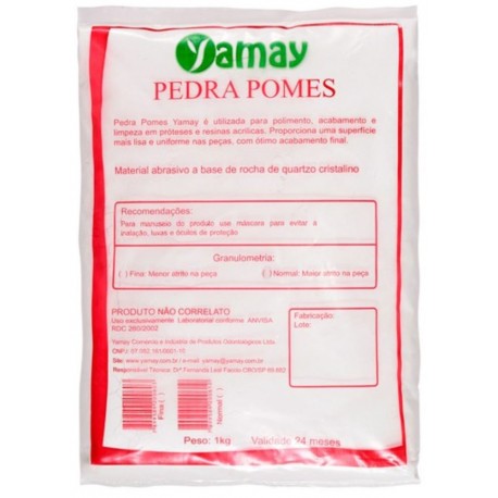 Pedra Pomes Normal 1Kg Yamay