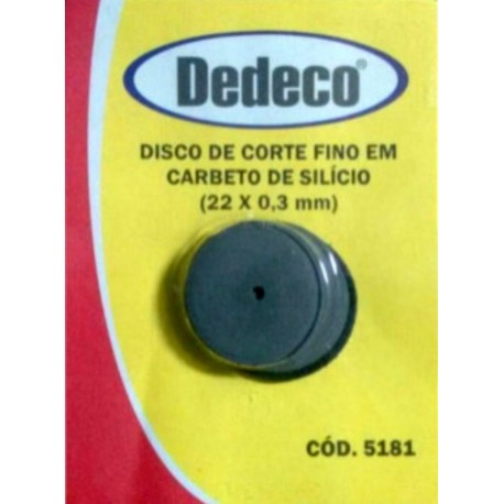 Disco de Corte 5181 Fino em Carbeto de Silício Dedeco