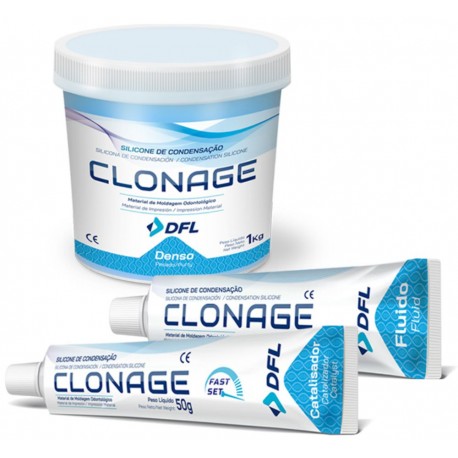 Kit Silicone de Condensação Clonage Nova DFL