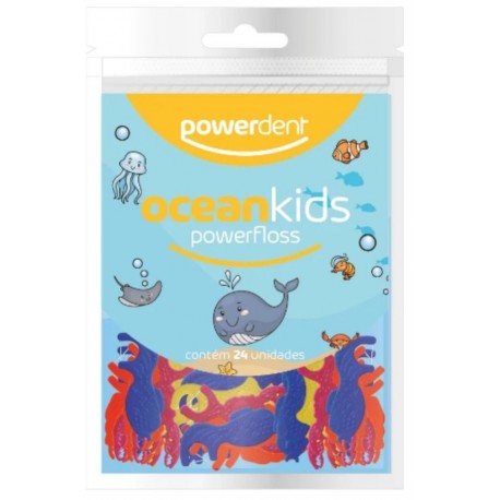 Fio Dental Infantil Ocean Kids Powerfloss Powerdent