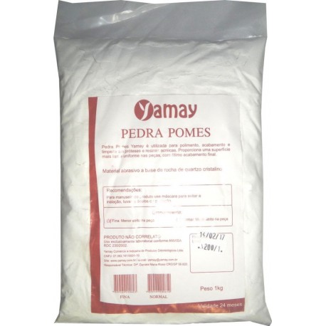 Pedra Pomes Fina 1Kg Yamay